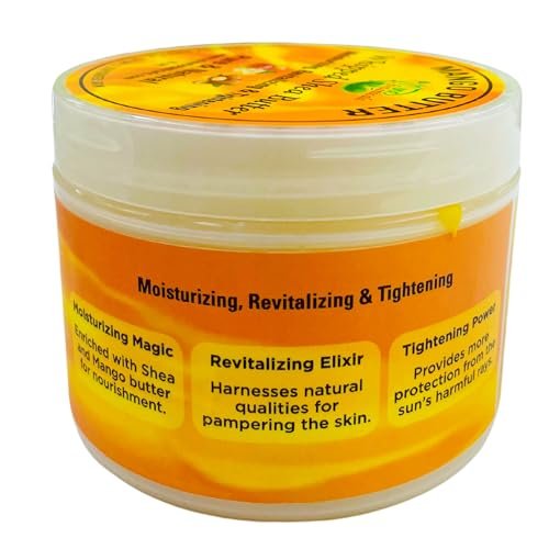 Mine Botanicals Whipped Body Butter with Mango Butter - 8 oz, Moisturizing & Nourishing Avelisse