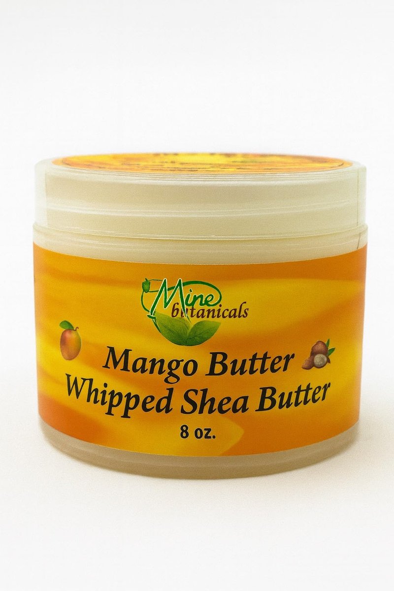 Mine Botanicals Whipped Body Butter with Mango Butter - 8 oz, Moisturizing & Nourishing Avelisse