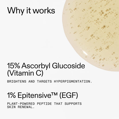 The INKEY List 15% Vitamin C and EGF Serum – 1 Fl Oz, Reduces Hyperpigmentation, Rejuvenating Serum for All Skin Types, Vegan