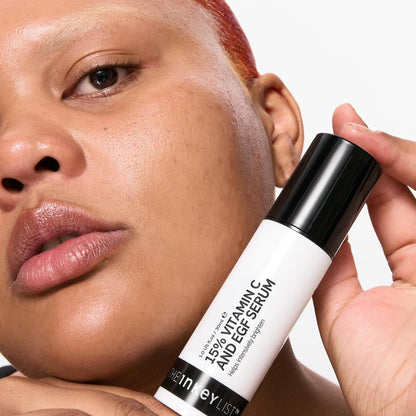 The INKEY List 15% Vitamin C and EGF Serum – 1 Fl Oz, Reduces Hyperpigmentation, Rejuvenating Serum for All Skin Types, Vegan