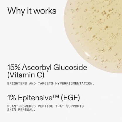The INKEY List 15% Vitamin C and EGF Serum – 1 Fl Oz, Reduces Hyperpigmentation, Rejuvenating Serum for All Skin Types, Vegan