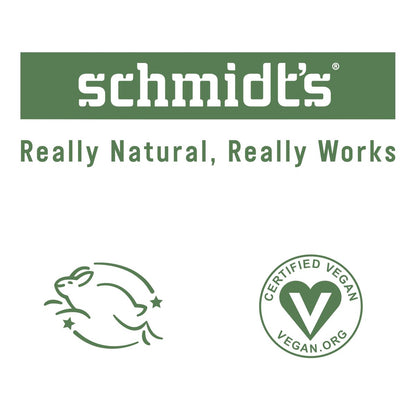 Schmidt's Aluminum-Free Vegan Deodorant Fresh Cucumber - Natural 24 Hour Odor Protection for Women and Men, 2.65 oz Avelisse