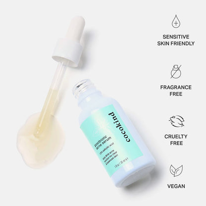 Cocokind Postbiotic Acne Serum with Salicylic Acid - BHA Liquid Exfoliant for Acne-Prone Skin, Brightening & Hydrating Face Serum, 1 Fl Oz