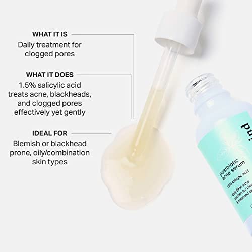 Cocokind Postbiotic Acne Serum with Salicylic Acid - BHA Liquid Exfoliant for Acne-Prone Skin, Brightening & Hydrating Face Serum, 1 Fl Oz - görsel 4