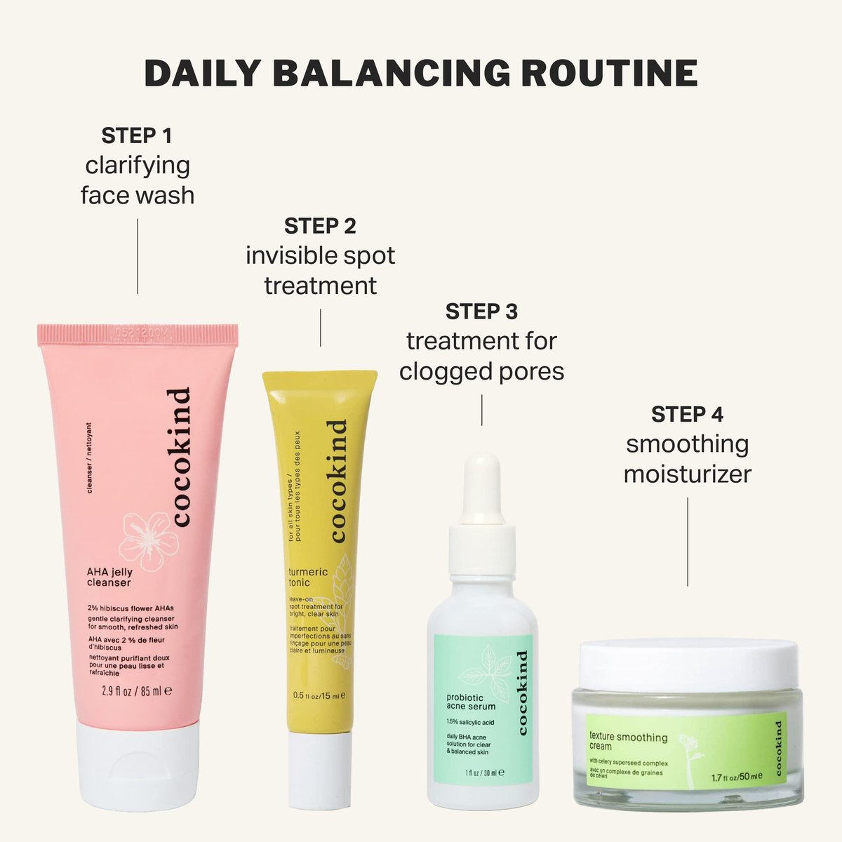 Cocokind Postbiotic Acne Serum with Salicylic Acid - BHA Liquid Exfoliant for Acne-Prone Skin, Brightening & Hydrating Face Serum, 1 Fl Oz - görsel 11