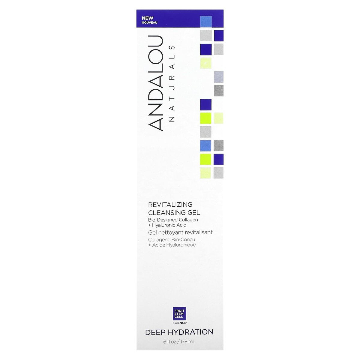 Andalou Naturals Cleansing Gel - 6 Fl Oz, Gentle Daily Face Wash for All Skin Types - görsel 3