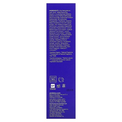 Andalou Naturals Cleansing Gel - 6 Fl Oz, Gentle Daily Face Wash for All Skin Types