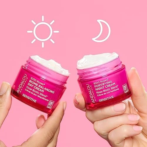 Andalou Naturals 1000 Roses Fortifying Night Cream - 1.7 oz Avelisse