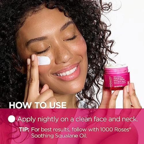 Andalou Naturals 1000 Roses Fortifying Night Cream - 1.7 oz Avelisse