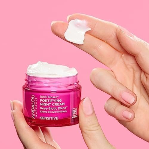 Andalou Naturals 1000 Roses Fortifying Night Cream - 1.7 oz Avelisse