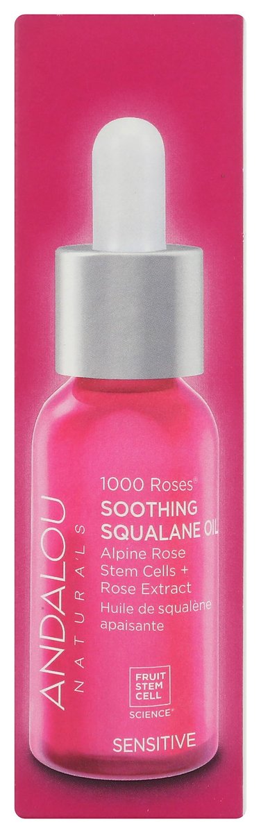 Andalou Naturals 1000 ROSES Soothing Squalane Oil - 1 Fl Oz Avelisse