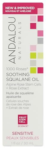 Andalou Naturals 1000 ROSES Soothing Squalane Oil - 1 Fl Oz Avelisse