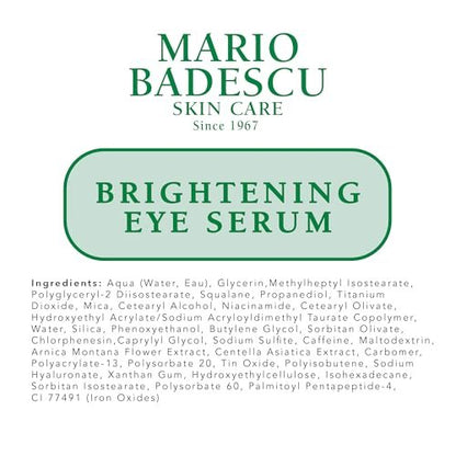 Mario Badescu Brightening & Revitalizing Under Eye Serum – Anti-Aging, Hydrating, Reduces Fine Lines & Dark Circles with Caffeine and Squalane, 0.5 oz Avelisse