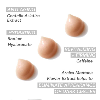 Mario Badescu Brightening & Revitalizing Under Eye Serum – Anti-Aging, Hydrating, Reduces Fine Lines & Dark Circles with Caffeine and Squalane, 0.5 oz Avelisse