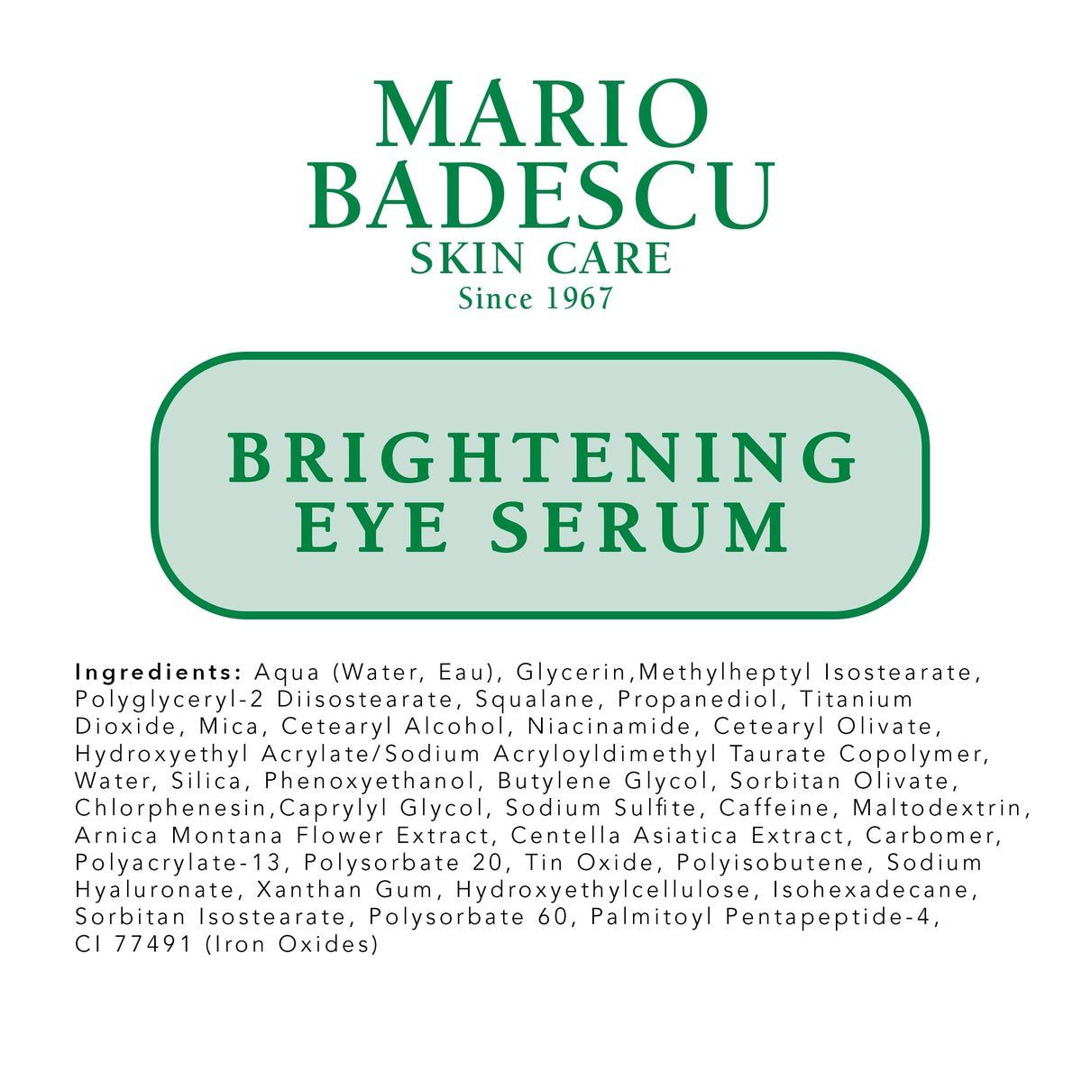 Mario Badescu Brightening & Revitalizing Under Eye Serum – Anti-Aging, Hydrating, Reduces Fine Lines & Dark Circles with Caffeine and Squalane, 0.5 oz Avelisse