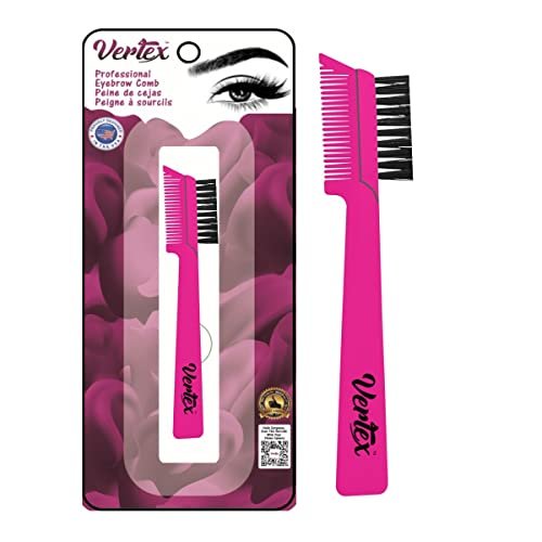 Vertex Eyebrow Brush Pencil Comb Kit - Duo Spoolie Thin Angled Real Firm Bristles for Tint, Powder, Brow Pomade, Gel - Makeup Combing & Shaping Eyelashes - görsel 2