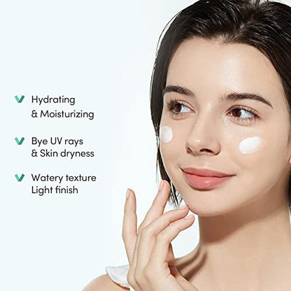 ETUDE Sunprise Mild Weightless Watery Light Texture SPF50+ PA+++ 1.7 fl. Oz (50ml) - Light Moisturizing Sunblock for Sensitive Skin | Korean Skin Care Avelisse