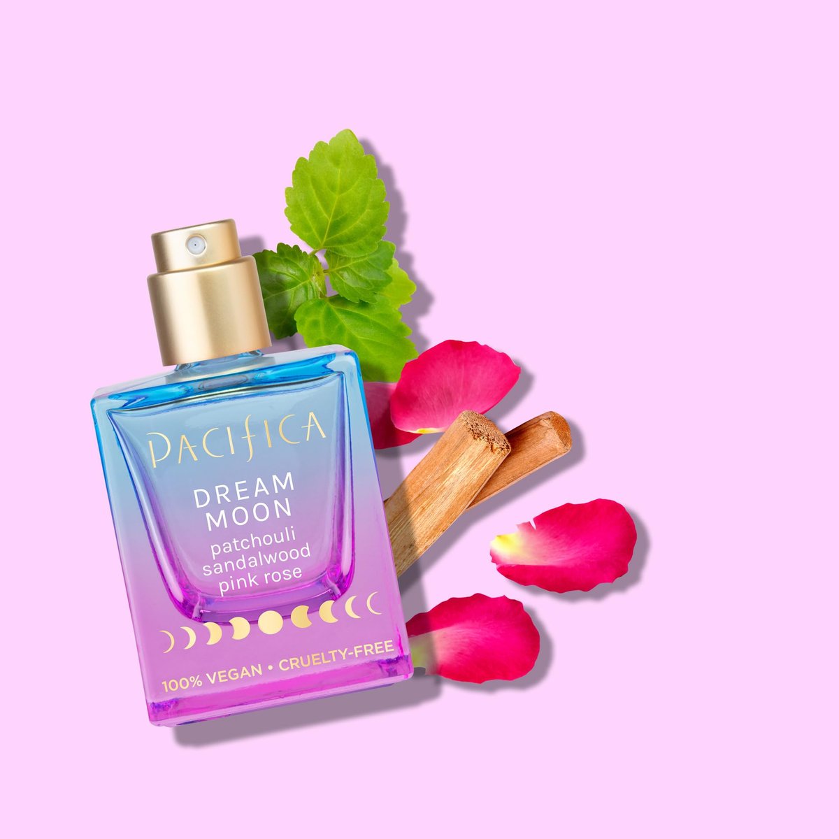 Pacifica Dream Moon Women's Spray Perfume 1 fl oz – Long-Lasting Floral Woody Fragrance for Her - Rose, Patchouli, Sandalwood – 100% Vegan, Cruelty-Free, Phthalate-Free - görsel 13