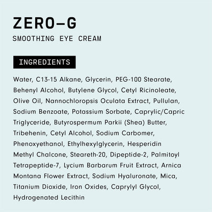 Versed Zero-G Smoothing Eye Cream – Vegan Eye Cream with Algae Extract, Peptides & Olive Oil for Wrinkles and Fine Lines (0.5 fl oz) Avelisse