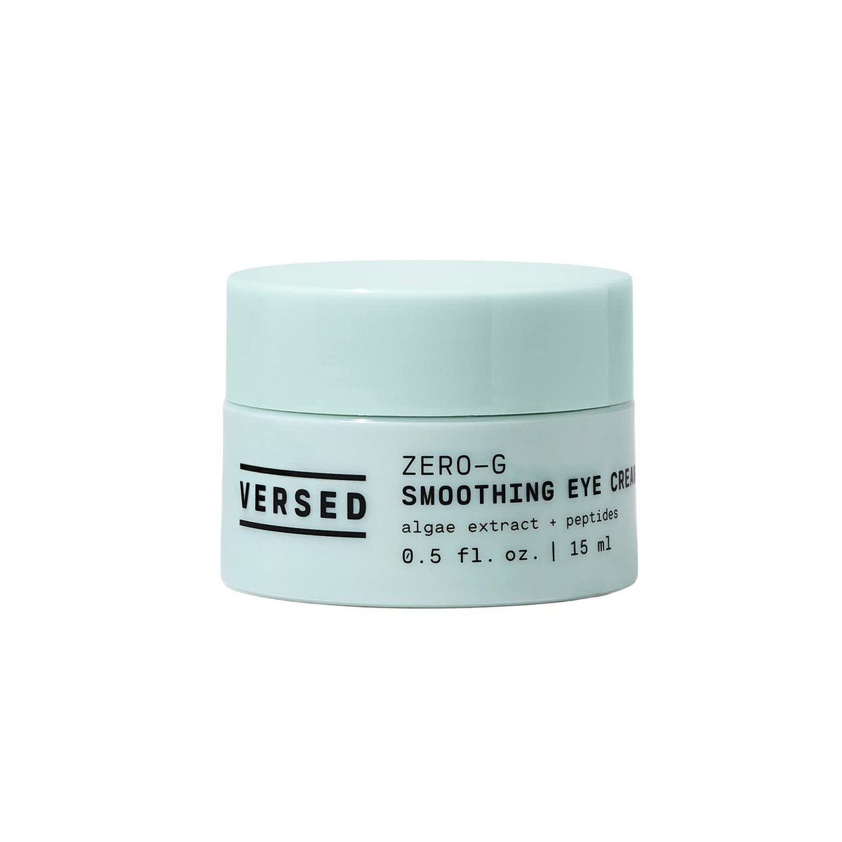 Versed Zero-G Smoothing Eye Cream – Vegan Eye Cream with Algae Extract, Peptides & Olive Oil for Wrinkles and Fine Lines (0.5 fl oz) Avelisse