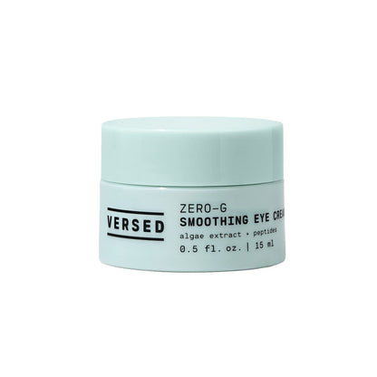 Versed Zero-G Smoothing Eye Cream – Vegan Eye Cream with Algae Extract, Peptides & Olive Oil for Wrinkles and Fine Lines (0.5 fl oz) Avelisse