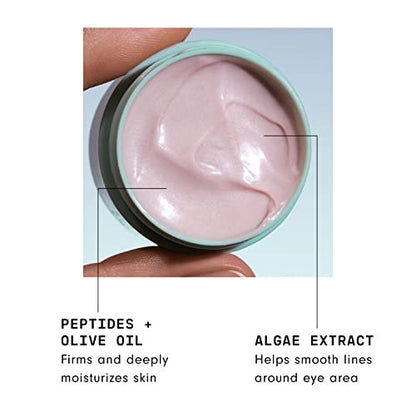 Versed Zero-G Smoothing Eye Cream – Vegan Eye Cream with Algae Extract, Peptides & Olive Oil for Wrinkles and Fine Lines (0.5 fl oz) Avelisse