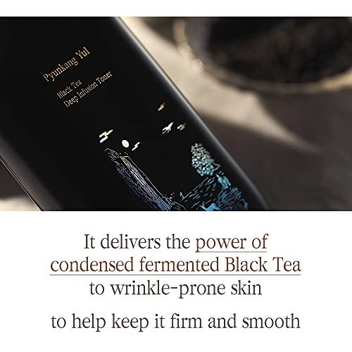 Pyunkang Yul Black Tea Deep Infusion Toner - Anti-Aging & Rich Moisture Toner for Fine Lines & Firmer Skin, Zero-Irritation Korean Skincare, 4.39 Fl Oz Avelisse