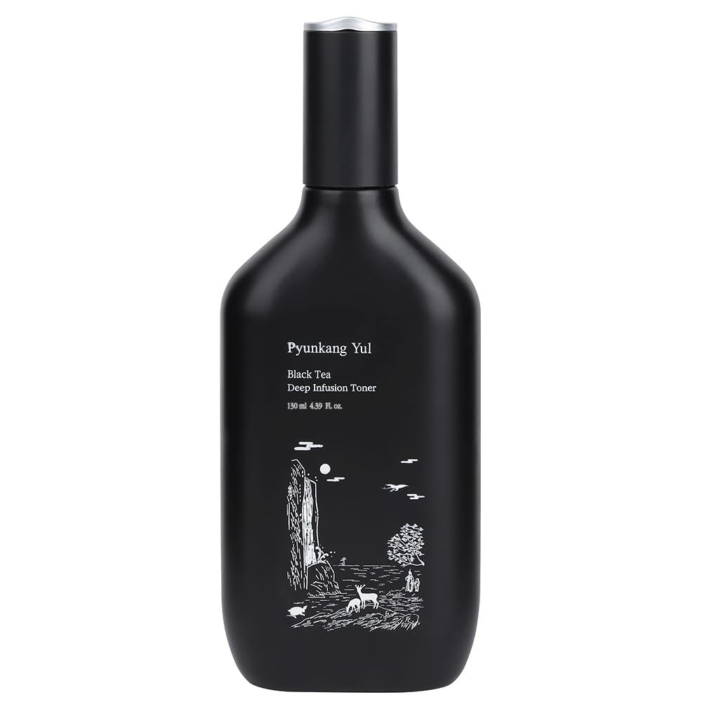 Pyunkang Yul Black Tea Deep Infusion Toner - Anti-Aging & Rich Moisture Toner for Fine Lines & Firmer Skin, Zero-Irritation Korean Skincare, 4.39 Fl Oz Avelisse