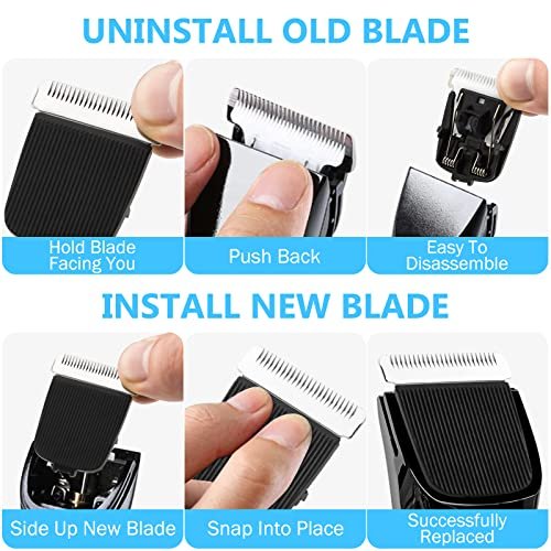 2 Pack Replacement Blade for Manscaped The Lawn Mower 4.0/3.0/2.0 – Hygienic Snap-In Clipper Blades for Electric Groin Hair Trimmer - görsel 10