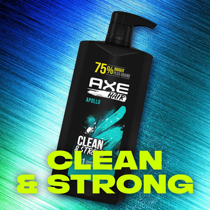 AXE Apollo Wash & Care 2-in-1 Shampoo & Conditioner, Sage & Cedarwood, 28 oz (Pack of 4) for Clean & Strong Hair Avelisse