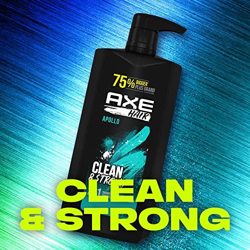 AXE Apollo Wash & Care 2-in-1 Shampoo & Conditioner, Sage & Cedarwood, 28 oz (Pack of 4) for Clean & Strong Hair Avelisse