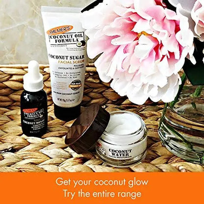Palmer's Coconut Oil Formula Coconut Sugar Facial Scrub Exfoliator – Gently Exfoliate & Calm Skin, 3.17 oz (Pack of 3) Avelisse