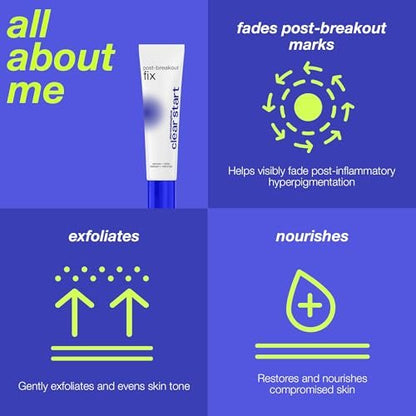 Dermalogica Clear Start Post-Breakout Fix - Acne Dark Spot Treatment with Salicylic Acid, Squalene & Hexylresorcinol, Fade + Brighten Acne Marks, 0.5 Fl Oz Avelisse