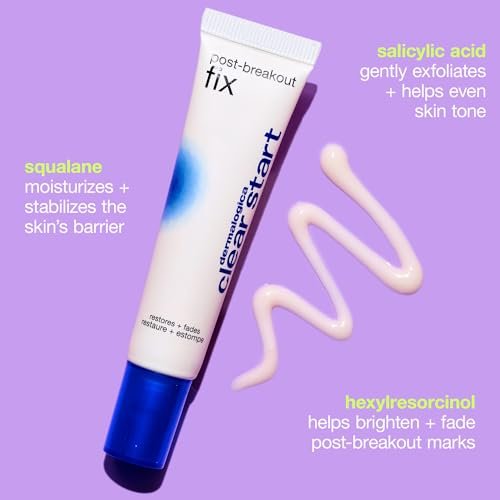 Dermalogica Clear Start Post-Breakout Fix - Acne Dark Spot Treatment with Salicylic Acid, Squalene & Hexylresorcinol, Fade + Brighten Acne Marks, 0.5 Fl Oz Avelisse