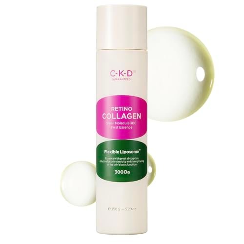 CKD Retino Collagen First Essence - Daily Face Deep Hydration Essence for Firming, Exfoliation, and Smoother Skin Texture. Collagen Boosting and Youthful Skin. Korean Skin Care. 5.07 fl oz - görsel 2