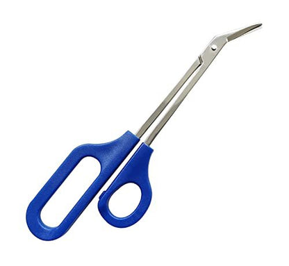 JJHREI 8 Inch Long Handle Toenail Scissors for Thick Nails – Easy Reach Toe Nail Clippers for Seniors, Women, Men