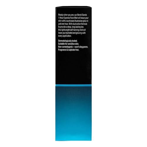 Bondi Sands 1 Hour Express Self Tanning Face Mist | Lightweight Dual Action Formula | Dermatologically Tested for Sensitive Skin | 2.36 Fl Oz Avelisse