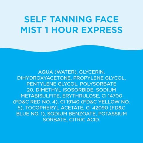 Bondi Sands 1 Hour Express Self Tanning Face Mist | Lightweight Dual Action Formula | Dermatologically Tested for Sensitive Skin | 2.36 Fl Oz Avelisse
