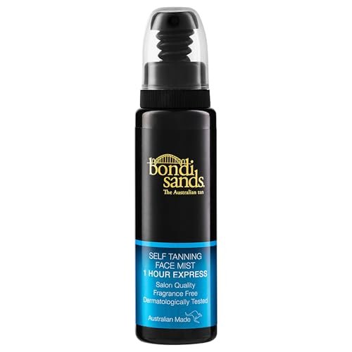 Bondi Sands 1 Hour Express Self Tanning Face Mist | Lightweight Dual Action Formula | Dermatologically Tested for Sensitive Skin | 2.36 Fl Oz Avelisse