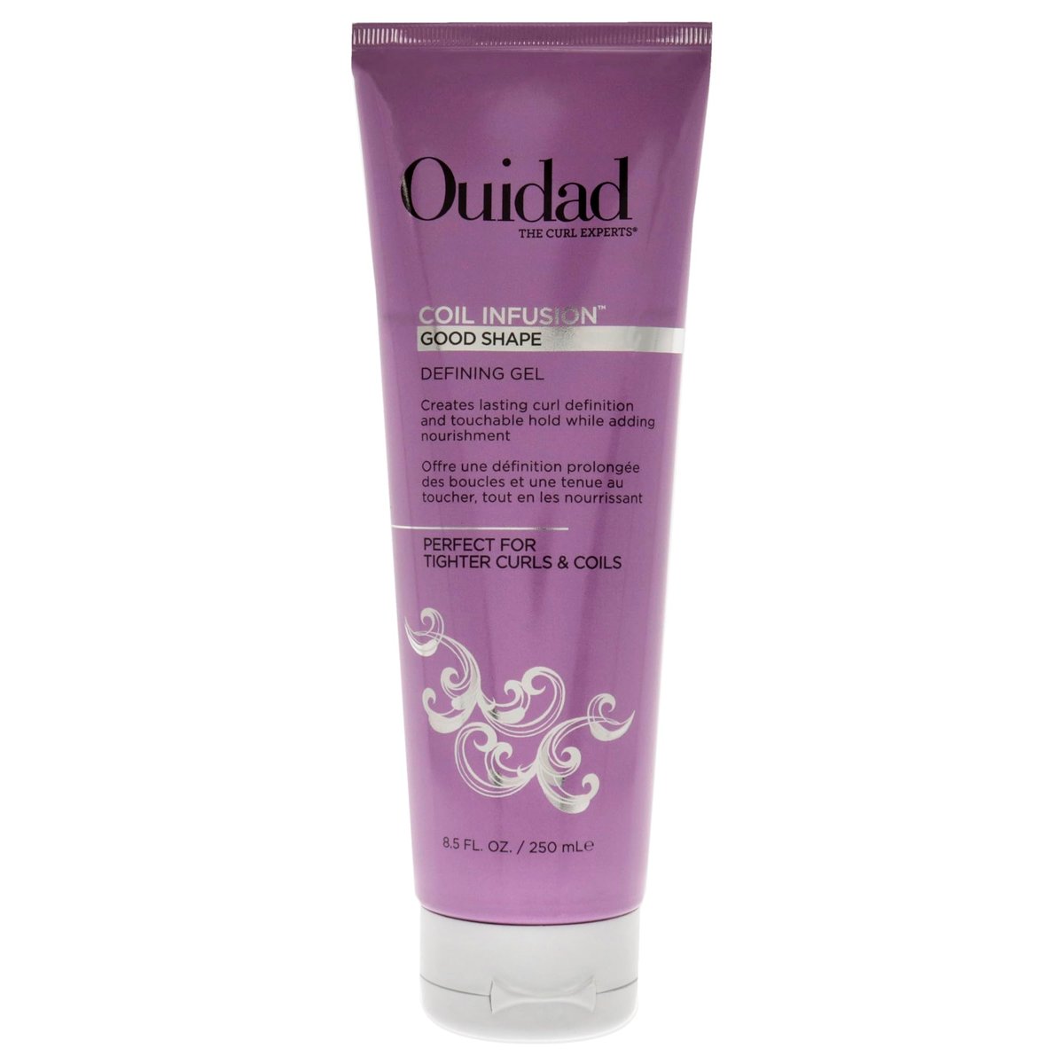 Ouidad Coil Infusion Give a Boost Styling + Shaping Gel Cream for Curly Hair – Hydrating Peptide & Black Castor Oil Formula for Defined Coils, Frizz Control & Lightweight Hold (8.5 oz) Avelisse