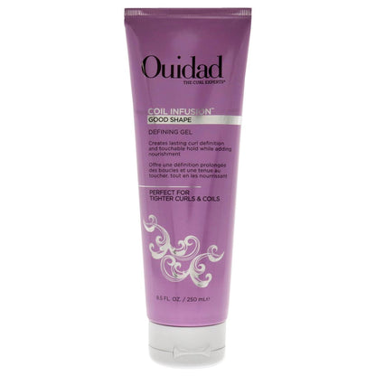 Ouidad Coil Infusion Give a Boost Styling + Shaping Gel Cream for Curly Hair – Hydrating Peptide & Black Castor Oil Formula for Defined Coils, Frizz Control & Lightweight Hold (8.5 oz) Avelisse