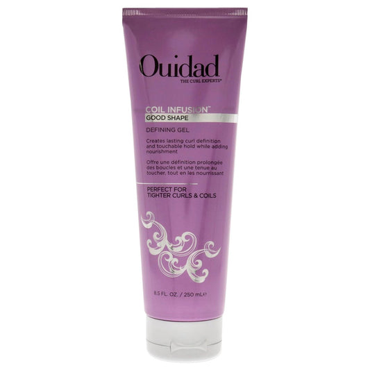 Ouidad Coil Infusion Give a Boost Styling + Shaping Gel Cream for Curly Hair – Hydrating Peptide & Black Castor Oil Formula for Defined Coils, Frizz Control & Lightweight Hold (8.5 oz) Avelisse