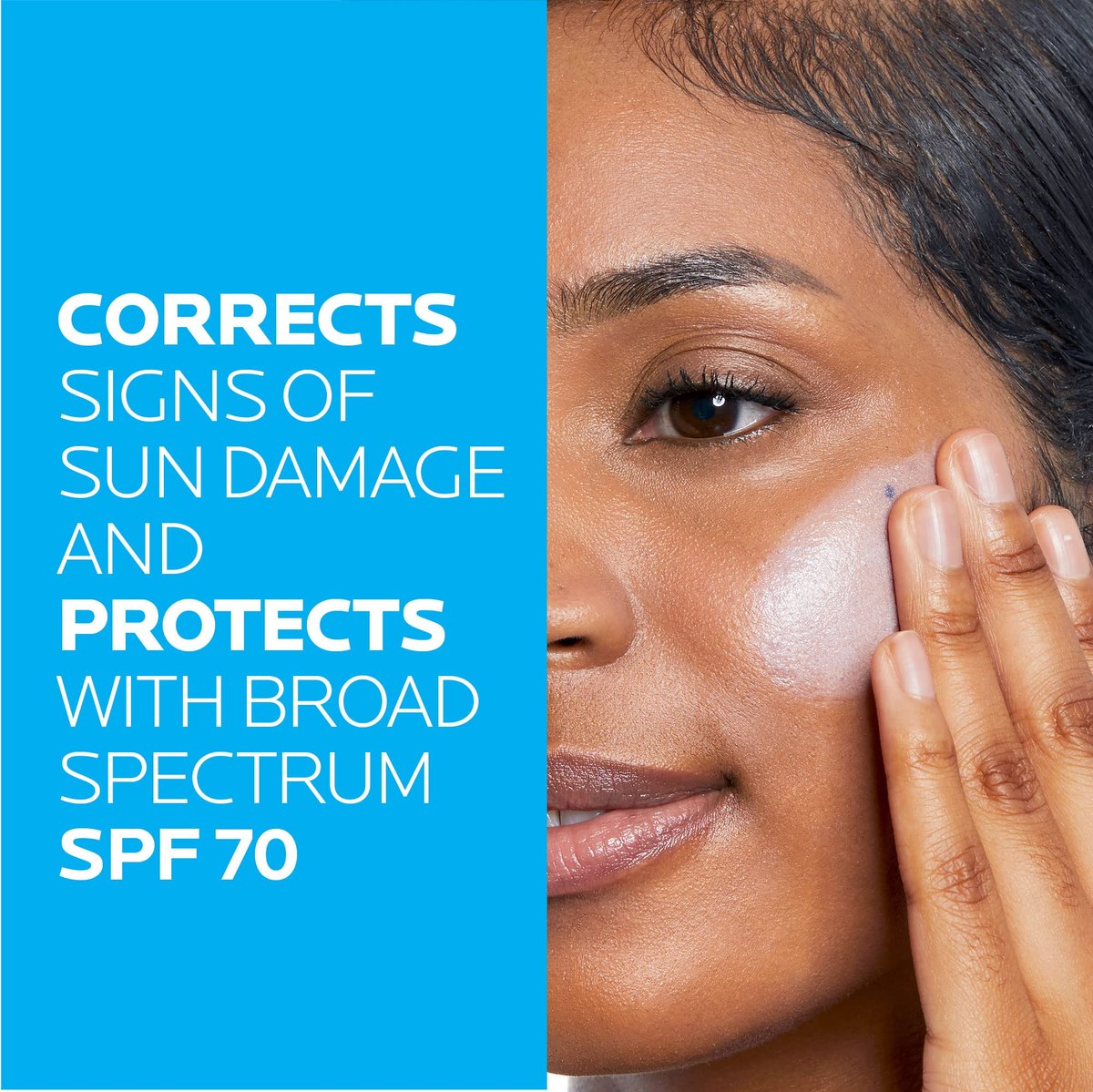 La Roche-Posay Anthelios UV Correct Sunscreen Moisturizer SPF 70 | Daily Anti-Aging Face Moisturizer with Niacinamide for Sensitive Skin Avelisse