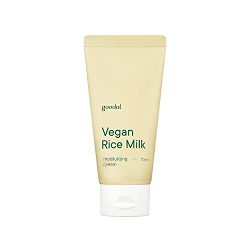 GOODAL Mild Vegan Rice Milk Moisturizing Cream - 2.36 fl oz | Gentle Face Moisturizer for Sensitive Skin - görsel 1