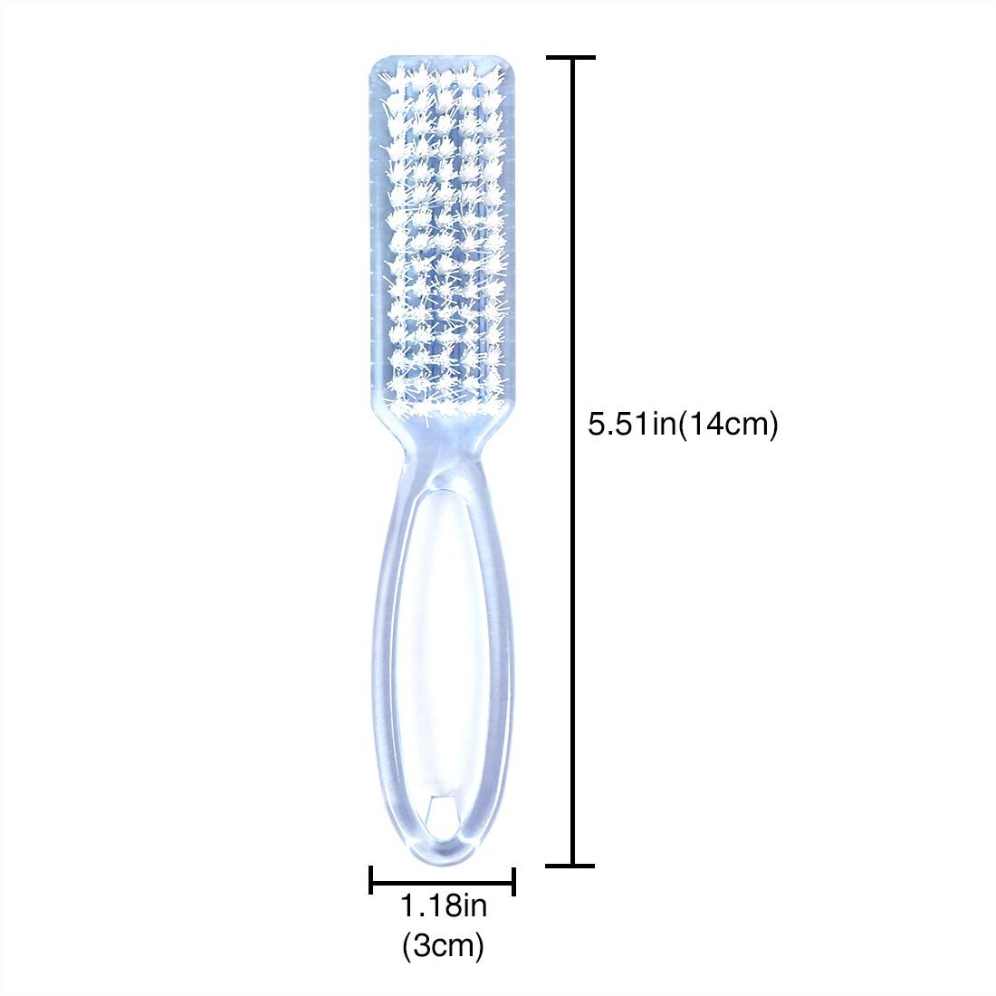10-Piece Multicolor Nail Brush Set with Handle Grip – Fingernail Cleaning Brushes for Men and Women - görsel 5