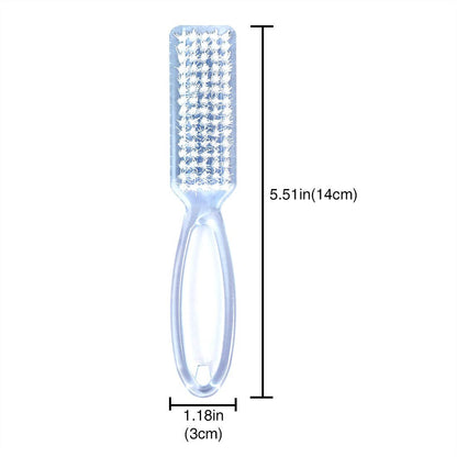 10-Piece Multicolor Nail Brush Set with Handle Grip – Fingernail Cleaning Brushes for Men and Women