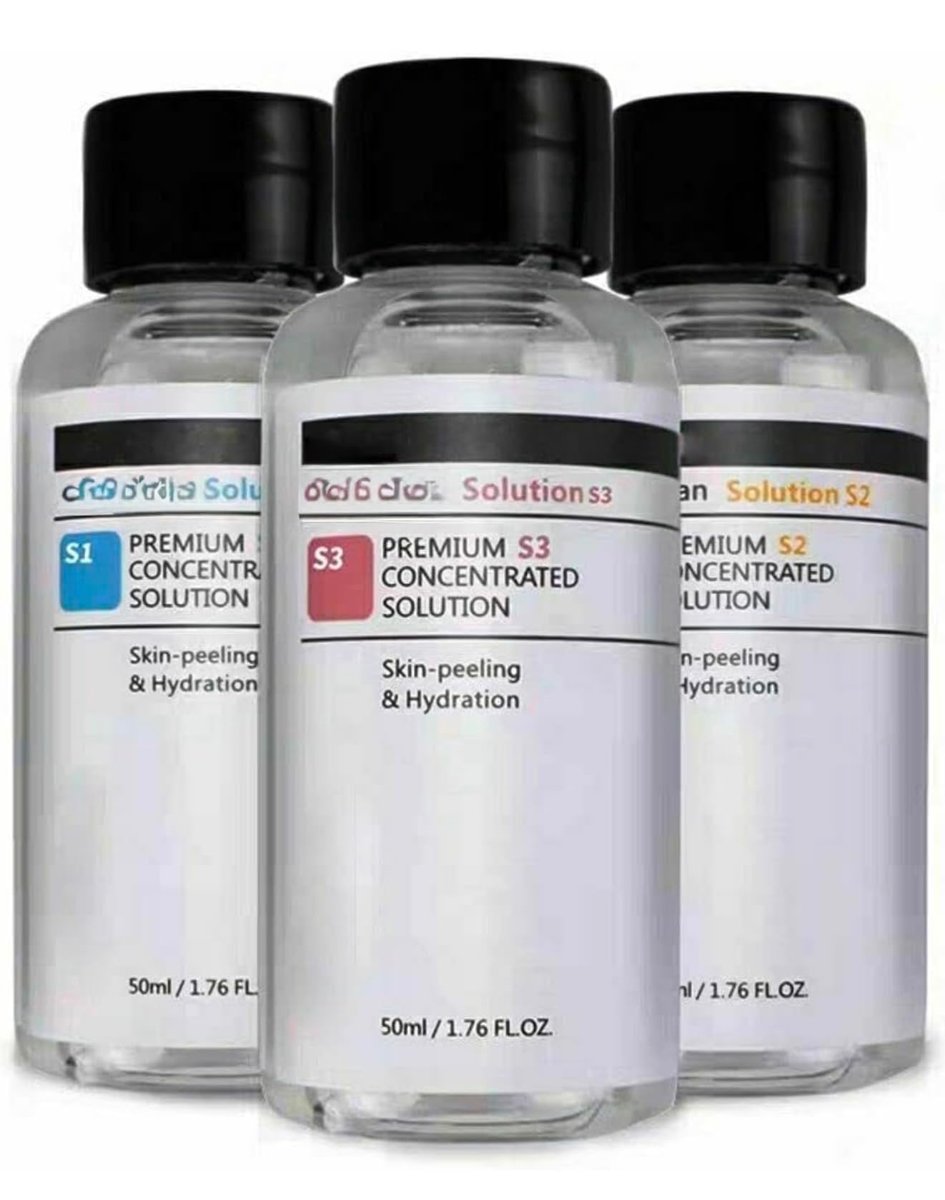 Maani Essence Aqua Hydra Peeling Solution Facial Serum 50ml (Pack of 3) - Concentrated Hydrogen Oxygen Water Beauty - görsel 1