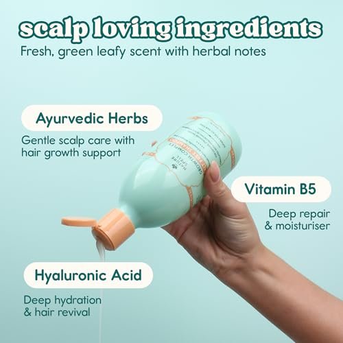 Nature Spell Hair Growth Complex Shampoo, Sulfate & Paraben Free, Nourishing & Strengthening, Infused with Hyaluronic Acid & Vitamin B5, For All Hair Types, Vegan, 10.14 fl oz Avelisse
