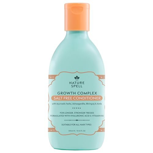 Nature Spell Hair Growth Complex Conditioner - Sulfate & Paraben Free, Nourishing & Strengthening with Hyaluronic Acid & Vitamin B5, Vegan, 10.14 fl oz Avelisse