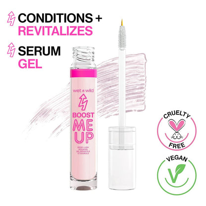 wet n wild Boost Me Up Brow and Lash Growth Enhancing Serum – Clear, 0.16 Fl Oz